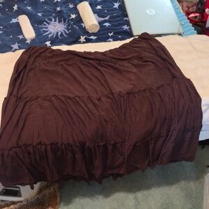 Fashion Bug Brown Midi Skirt